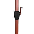 HESPERIDE - Parasol droit rond inclinable Loompa 3m acajou - vignette