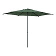 HESPERIDE - Parasol droit rond inclinable Soya 2,7m vert olive - vignette