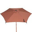 HESPERIDE - Parasol droit rond inclinable Soya 2,7m acajou - vignette