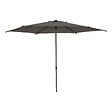 HESPERIDE - Parasol droit rond inclinable Soya 2,7m café - vignette