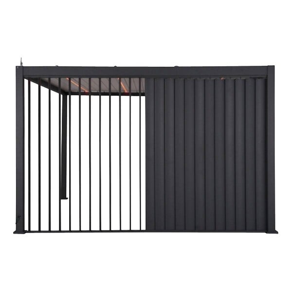 HESPERIDE - Persienne pour pergola Evora 3m gris graphite - large