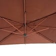 HESPERIDE - Parasol déporté carré Manoa 2,5x2,5m acajou - vignette