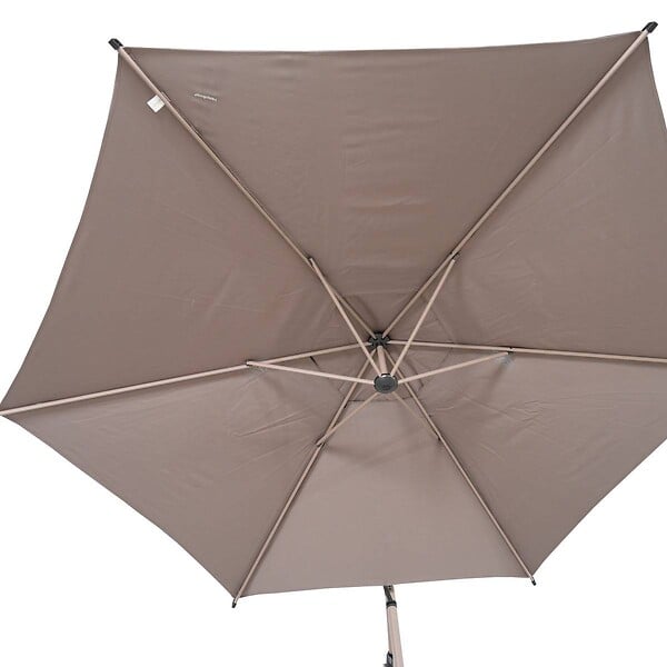 HESPERIDE - Parasol déporté rond Manoa 3m café - large