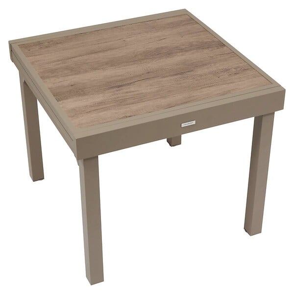 HESPERIDE - Table de jardin 8 places Piazza extensible café - large