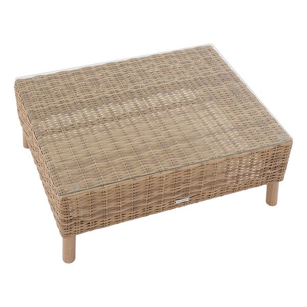 HESPERIDE - Table basse de jardin Moorea 72x36x90cm savana - large
