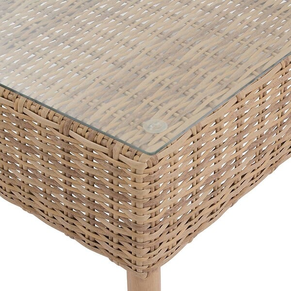 HESPERIDE - Table basse de jardin Moorea 72x36x90cm savana - large