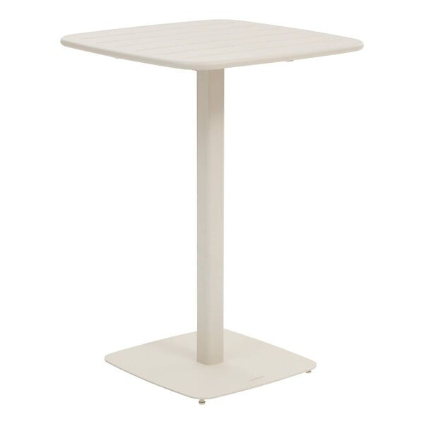 HESPERIDE - Table haute de jardin 2 places Alegoria 70x70cm argile - large