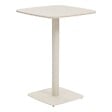 HESPERIDE - Table haute de jardin 2 places Alegoria 70x70cm argile - vignette