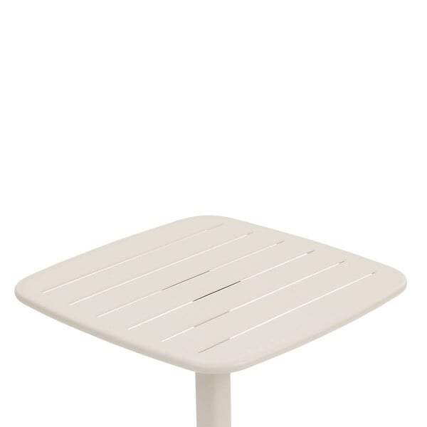 HESPERIDE - Table haute de jardin 2 places Alegoria 70x70cm argile - large