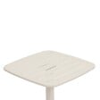 HESPERIDE - Table haute de jardin 2 places Alegoria 70x70cm argile - vignette