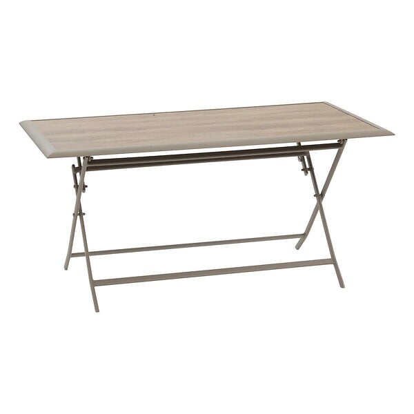 HESPERIDE - Table de jardin 6 places Azua pliable café 150x80cm - large
