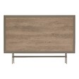HESPERIDE - Table de jardin 6 places Azua pliable café 150x80cm - vignette