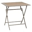 HESPERIDE - Table de jardin 2 places Azua pliable café 71x71cm - vignette