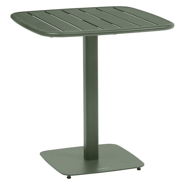 HESPERIDE - Table de jardin 2 places Alegoria 70x70cm vert laurier - large