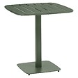 HESPERIDE - Table de jardin 2 places Alegoria 70x70cm vert laurier - vignette