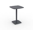 HESPERIDE - Table haute de jardin 2 places Alegoria 70x70cm gris graphite - vignette