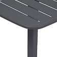 HESPERIDE - Table haute de jardin 2 places Alegoria 70x70cm gris graphite - vignette