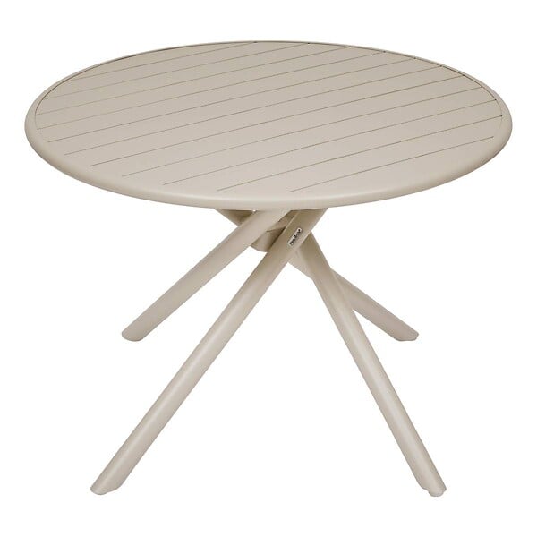 HESPERIDE - Table de jardin 4 places Nebullia D105cm argile - large