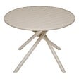 HESPERIDE - Table de jardin 4 places Nebullia D105cm argile - vignette