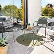 HESPERIDE - Table basse de jardin Phuket 45x45cm vert laurier - vignette