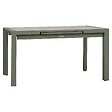 HESPERIDE - Table de jardin 8 places extensible Evasion beige lin/laurier - vignette