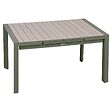 HESPERIDE - Table de jardin 8 places extensible Evasion beige lin/laurier - vignette