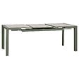 HESPERIDE - Table de jardin 8 places extensible Evasion beige lin/laurier - vignette