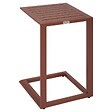 HESPERIDE - Table d'appoint de jardin Evasion 38x38cm acajou - vignette