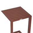 HESPERIDE - Table d'appoint de jardin Evasion 38x38cm acajou - vignette