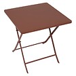 HESPERIDE - Table de jardin Greensboro 2 places pliable 70x70cm acajou - vignette