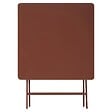 HESPERIDE - Table de jardin Greensboro 2 places pliable 70x70cm acajou - vignette