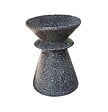 HESPERIDE - Table d'appoint de jardin Alturio D35cm noir - vignette