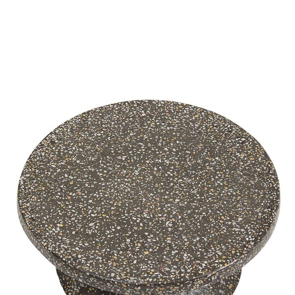 HESPERIDE - Table d'appoint de jardin Alturio D35cm noir - large
