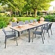 HESPERIDE - Table de jardin 12 places Evasion extensible miel - vignette
