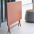 HESPERIDE - Table de jardin Greensboro 4 places 110x70cm acajou - vignette