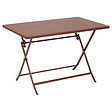 HESPERIDE - Table de jardin Greensboro 4 places 110x70cm acajou - vignette