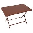 HESPERIDE - Table de jardin Greensboro 4 places 110x70cm acajou - vignette