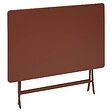HESPERIDE - Table de jardin Greensboro 4 places 110x70cm acajou - vignette