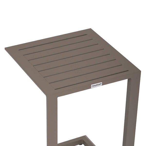 HESPERIDE - Table d'appoint de jardin Evasion 38x38cm café - large