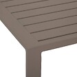 HESPERIDE - Table d'appoint de jardin Evasion 38x38cm café - vignette