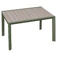 HESPERIDE - Table de jardin 4 places Evasion beige lin/laurier - vignette
