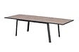HESPERIDE - Table de jardin 10 places Pavane extensible gris graphite - vignette