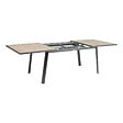 HESPERIDE - Table de jardin 10 places Pavane extensible gris graphite - vignette