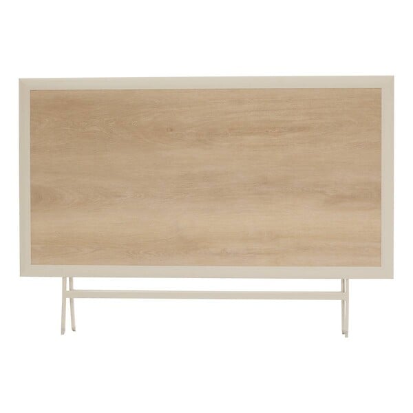 HESPERIDE - Table de jardin 6 places Azua pliable beige 150x80cm - large