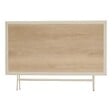 HESPERIDE - Table de jardin 6 places Azua pliable beige 150x80cm - vignette