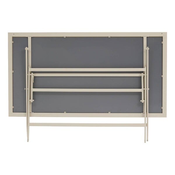 HESPERIDE - Table de jardin 6 places Azua pliable beige 150x80cm - large