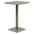 HESPERIDE - Table haute de jardin 2 places Alegoria 70x70cm café - vignette