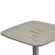 HESPERIDE - Table haute de jardin 2 places Alegoria 70x70cm café - vignette