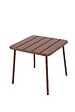 HESPERIDE - Table basse de jardin Phuket 45x45cm acajou - vignette