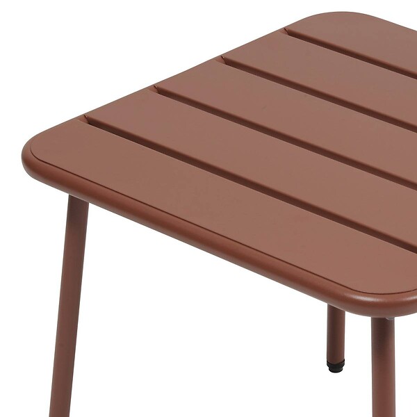 HESPERIDE - Table basse de jardin Phuket 45x45cm acajou - large
